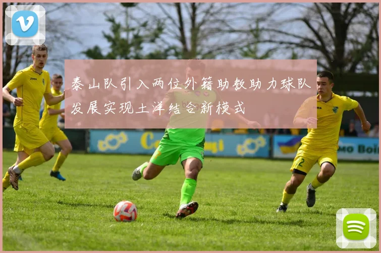泰山队引入两位外籍助教助力球队发展实现土洋结合新模式